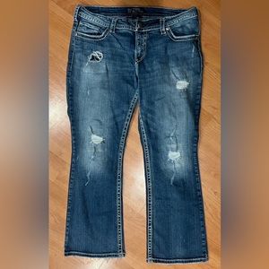 Silver size 16 jeans